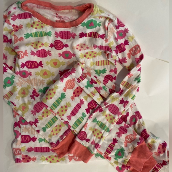Place Other - 2PC The Children’s Place Snug fitting Wrapped Candy Pajamas Girls 8